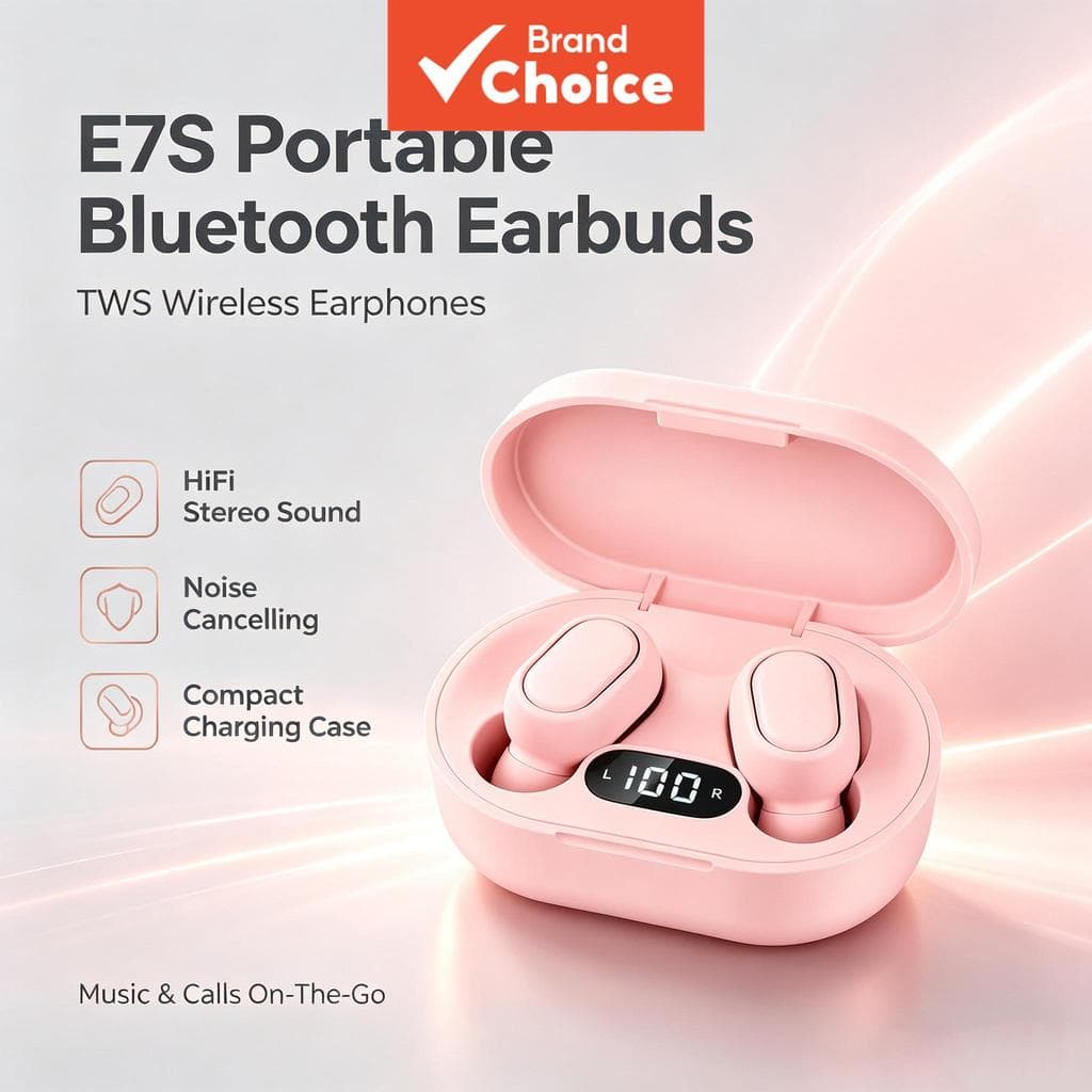 SPRISE E7S Fones de Ouvido Mini TWS Sem Fio Fones Bluetooth 5.0 Fones Duplos Baixo Diafragma Visor Digital LED IPX4 À