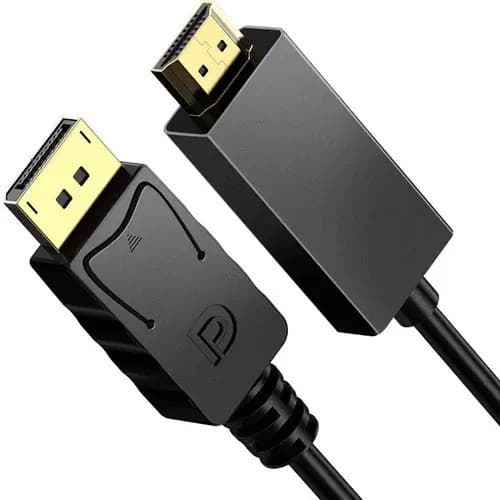 Cabo Adaptador Infoclub Displayport Para Hdmi 1.8m Preto Full Hd