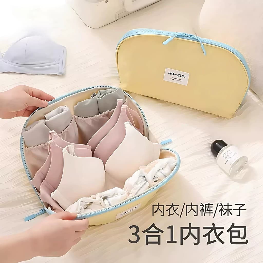 Bolsa de armazenamento de roupas íntimas Bolsa de armazenamento de viagem Bolsa de armazenamento de cosméticos Bolsa de
