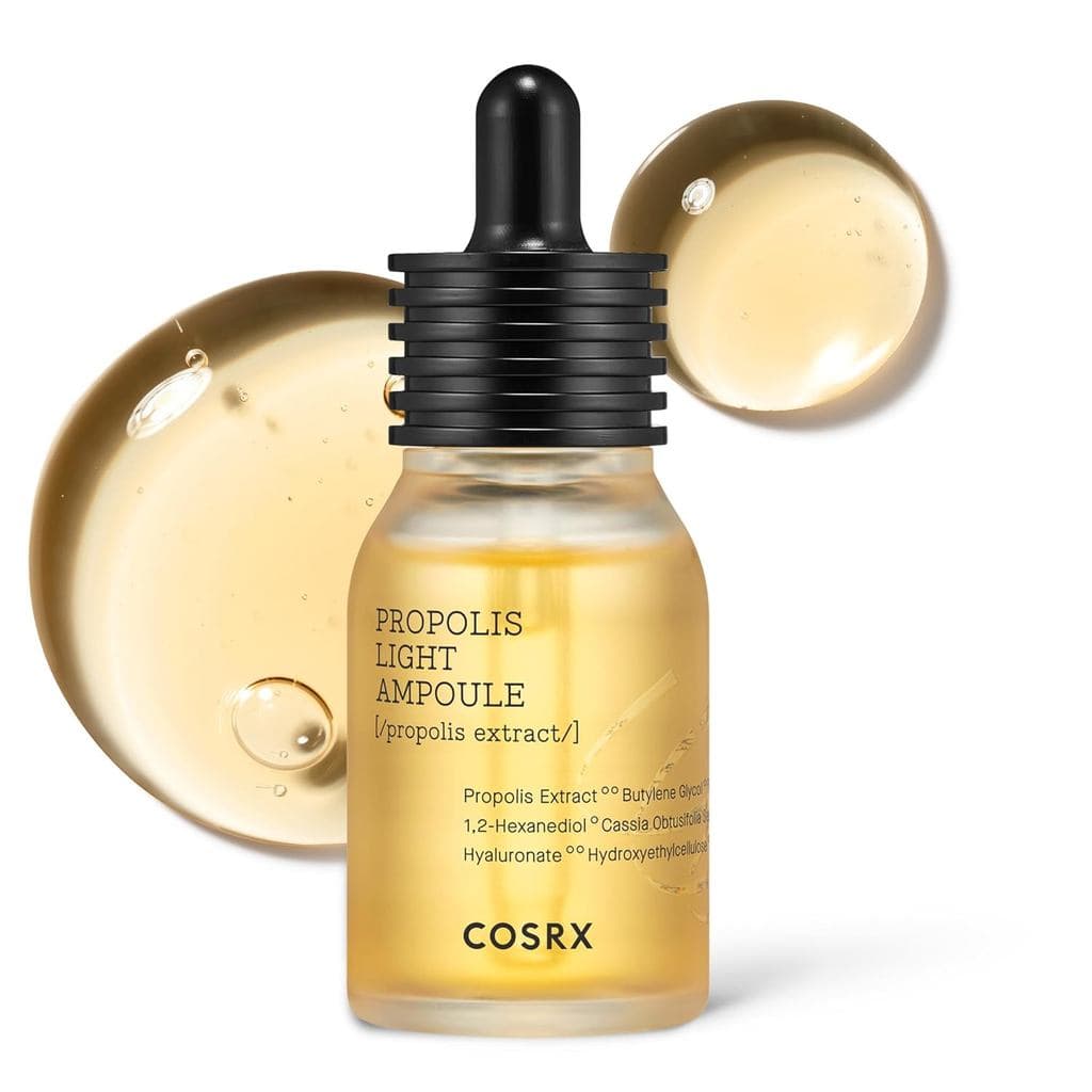 Ampola de Própolis COSRX, Sérum Iluminador para o Rosto com 73,5% de Extrato de Própolis, 1,01fl.oz/30ml, Essência Hidra