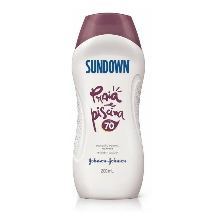 Protetor Solar Praia E Piscina Fps70 200ml Sundown