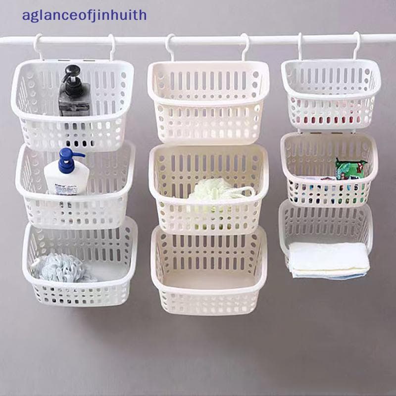 [aglanceofjinhui] Chuveiro Suspenso , Produtos De Higiene Pessoal , Banho , Cestas De Cozinha , Organizador De Canto De