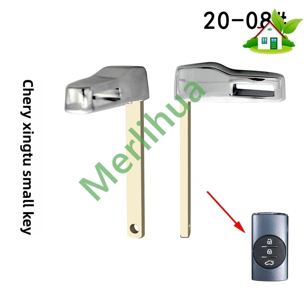 Para Chery Xingtu TXT XL Cartão Inteligente Controle Remoto Mecânico Pequena Chave Em Branco