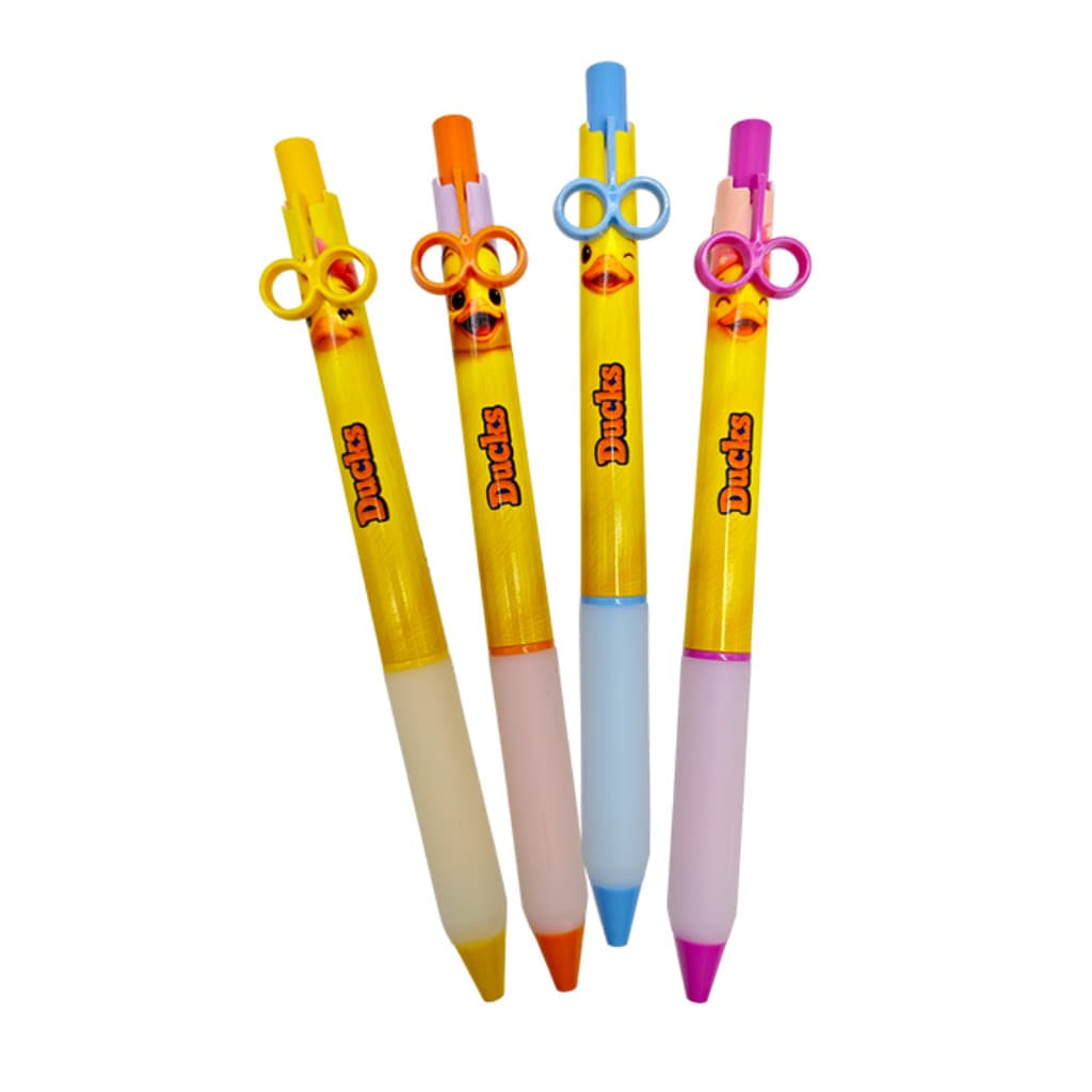 Caneta Retrátil Faces Ducks Patinho 1.0mm - Molin