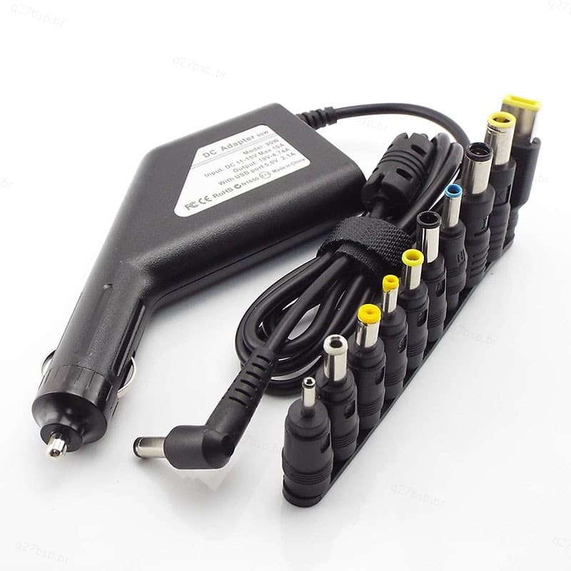 Carregador Universal Adaptador De Alimentação DC 19V 4.74A 20V 4.5A 4.62A 90W Para Notebooks Portátil Conversor De Carro