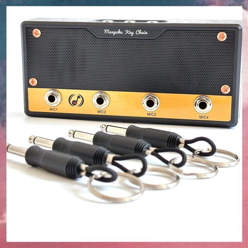 (Readystock) Cabide De Chave Estilo Amplificador De Guitarra Para Montagem Em Parede E Porta-Chaves , Design De Alto-Fal