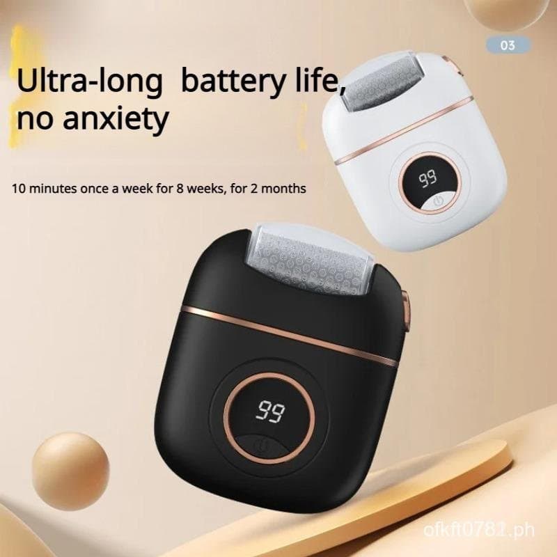 Lixador digital automático para calosidades e pele morta dos pés