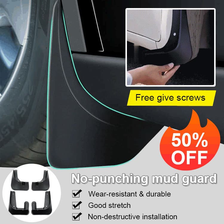 [Protect Your Vehicle]【Durable 4PCS Universal Fit】JS Car Mud Guards/Universal Mud Guards/Splash Guards/Car Fender Flaps