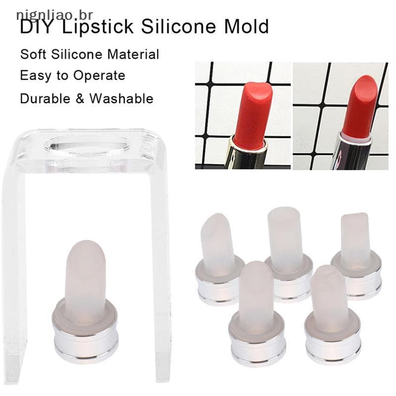 nignliao 3 Pçs/Set Diy Lipsti Mold Tool Kits 12.1Mm Tubo Crafts BR