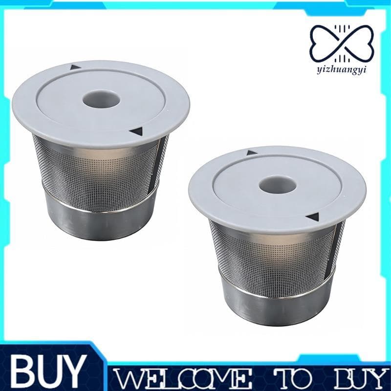 Filtros De Café Reutilizáveis De Aço Inoxidável Para Substituição De Cápsulas Ecológicas De 1.0 E 2.0 (2 Pacotes)