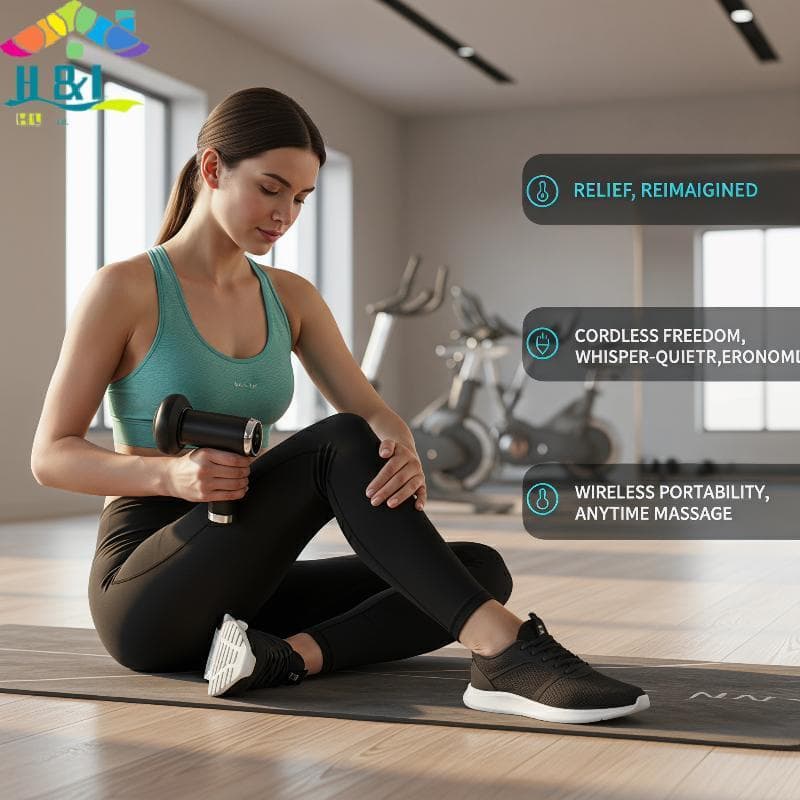 Massageador Portátil H & L Para Relaxamento Muscular Profundo E Modelagem Corporal { th }