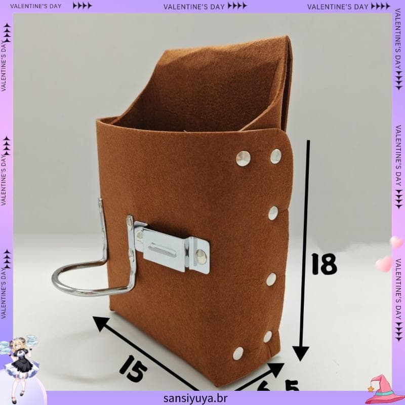 Bolsa de cintura de grande capacidade para carpintaria, dedicada, resistente ao desgaste, espessada, caixa de bolso para