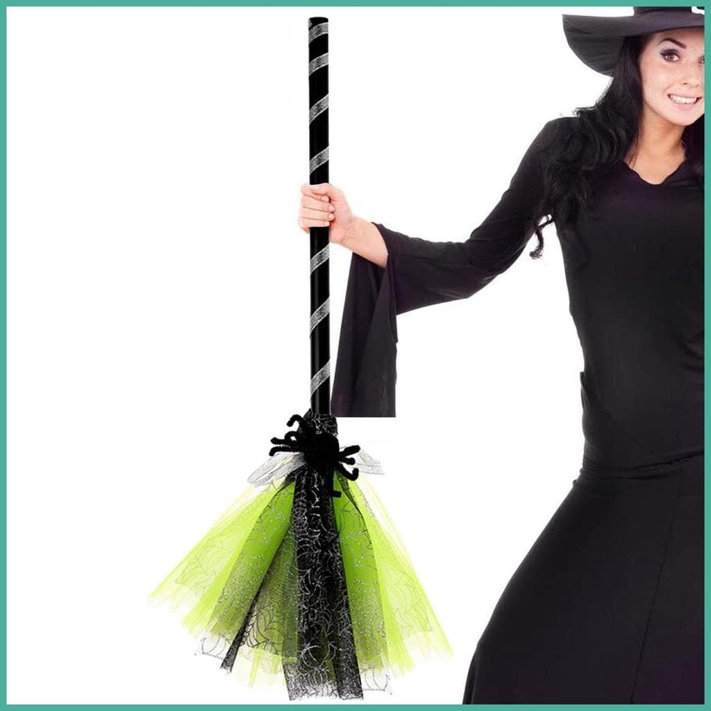 Halloween Bruxas Vassoura Cosplay Prop Decoração Traje De Acessório Masquerade Para Crianças Adultos Carnaval yontebr