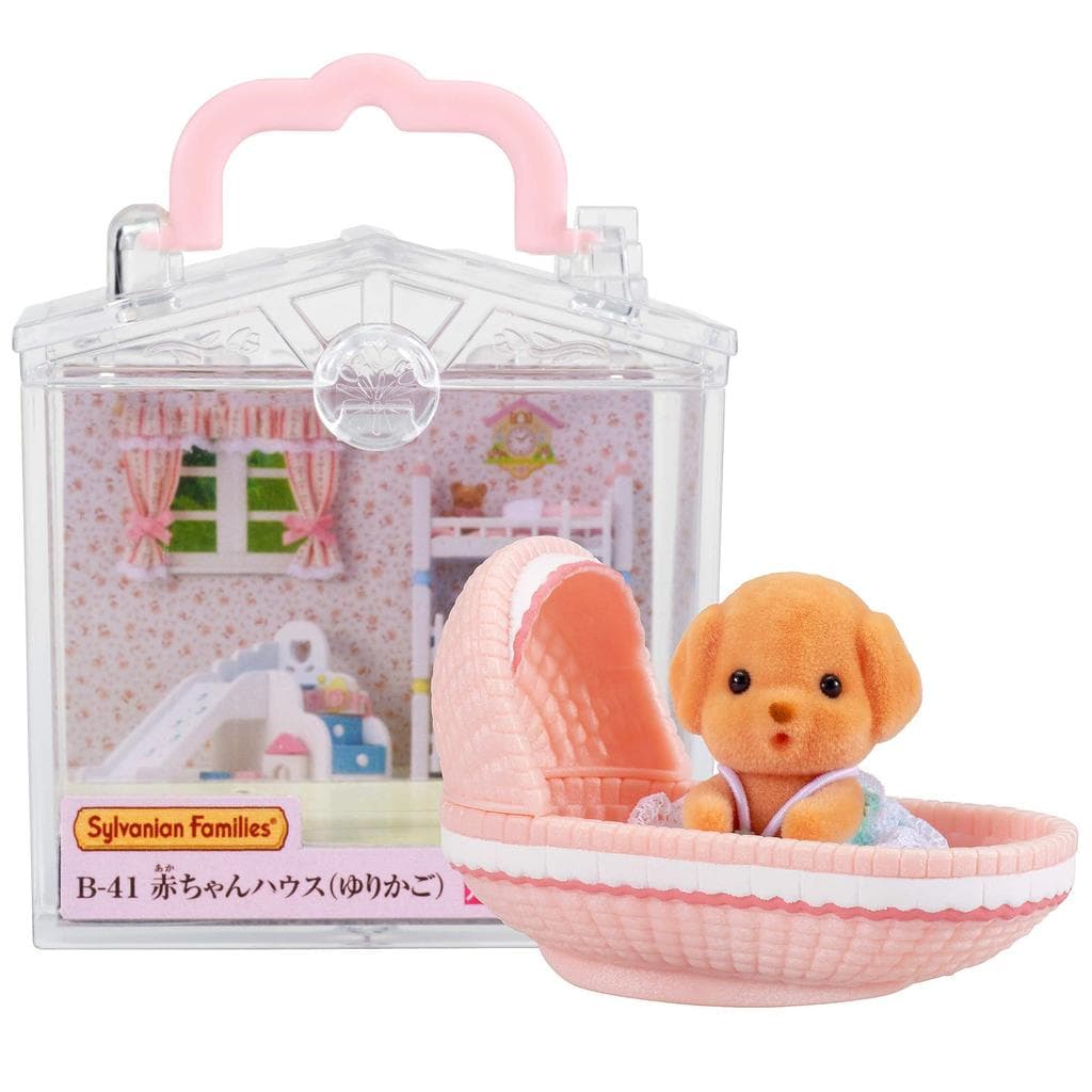 【IMPORTANTE: ENTREGA 20+ DIAS】Casa de Bebê Sylvanian Families [Casa de Bebê (Berço)] B-41 Certificado ST Mark Idade