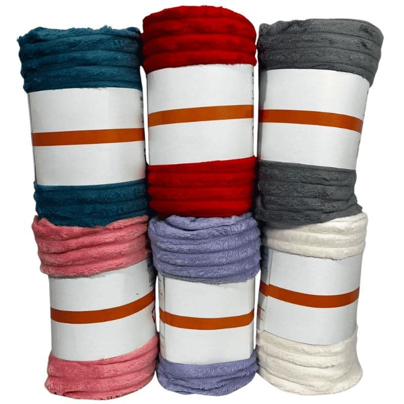 Cobertor Manta Mantinha Casal Soft Canelada 2 x 1,80Mt