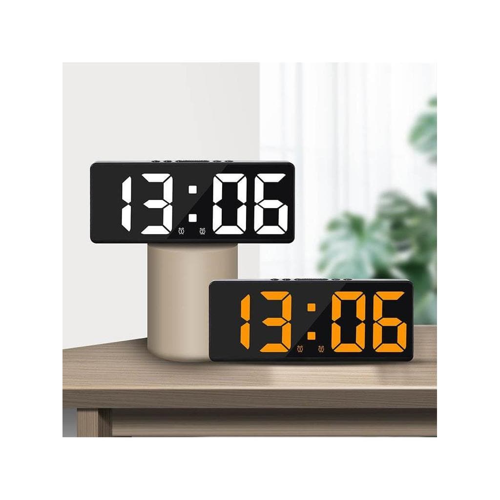 Novos dois conjuntos despertador simples LED relógio de tela grande relógio Digital quarto cabeceira versão coreana moda
