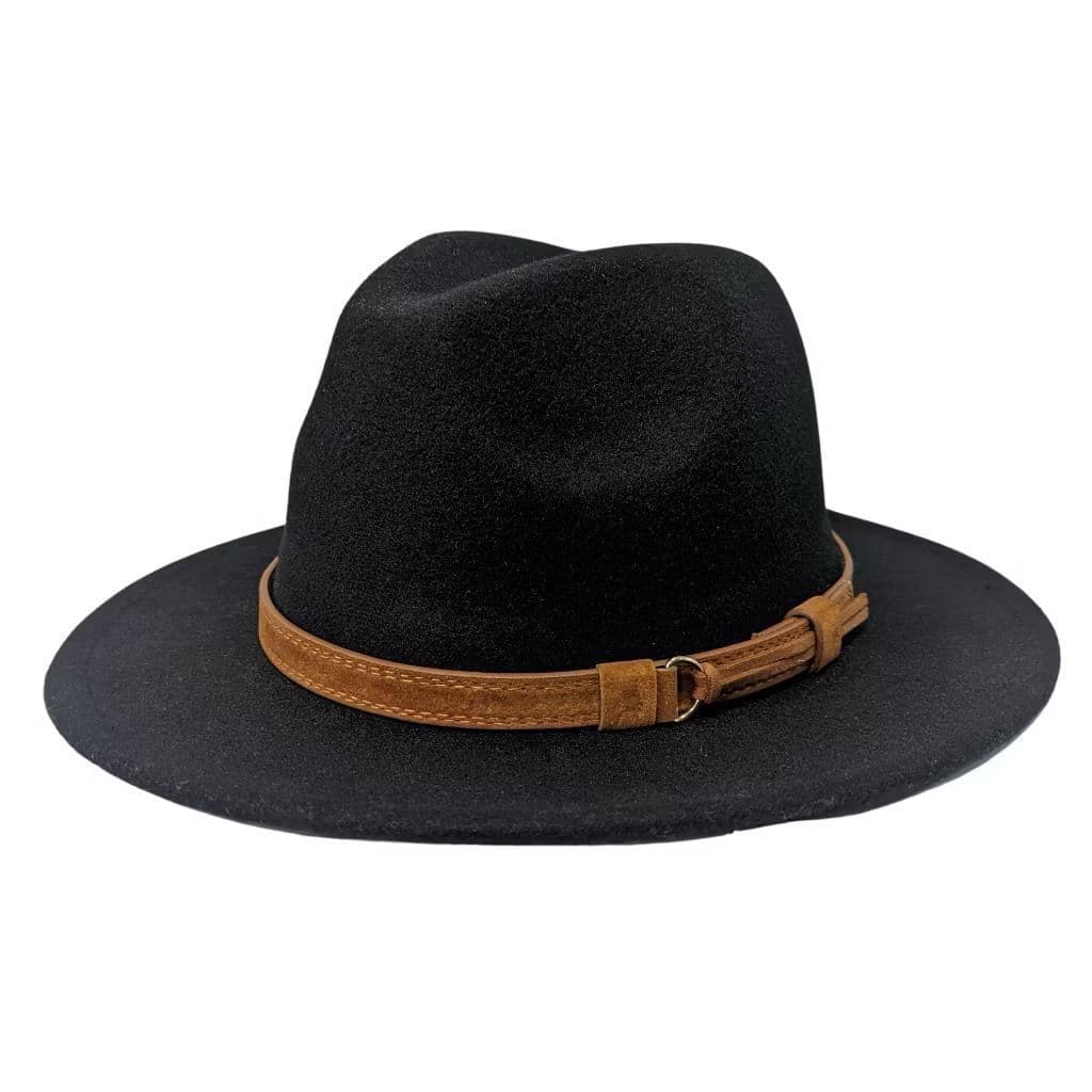 Chapéu Fedora Veludo Feltro Com Fivela Chapéu Jaz Unissex Chapéu Cowboy Casual Com Ajuste Interno