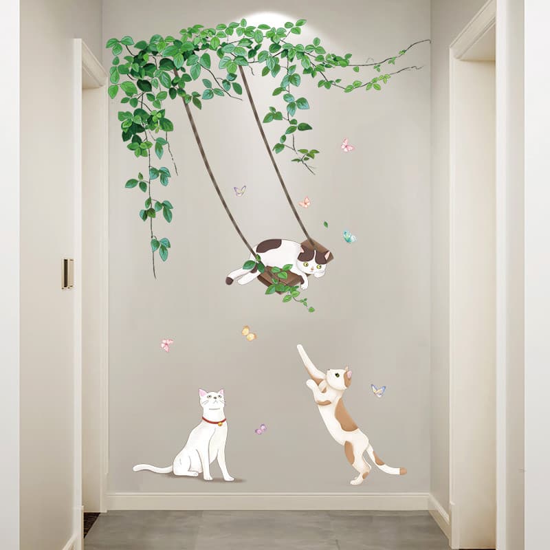 Entrada decoração de parede adesivos adesivos de parede papel de parede auto-adesivo fundo parede quarto Layout adesivos