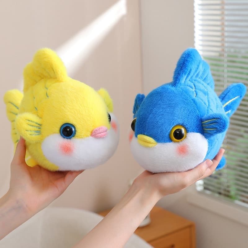 15-42cm Bonito Colorido Peixe Brinquedo De Pelúcia Peixinho Chaveiro Boneca Presente Para Meninas Meninos Crianças Decor