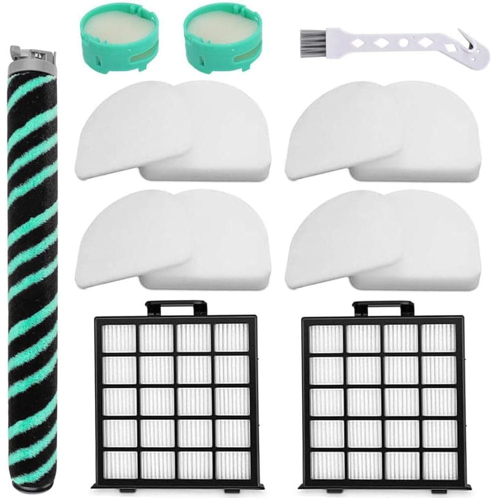 Peças de Reposição para Aspirador de Pó Shark Stratos AZ4000 AZ4002 AZ4000C, 1 Escova Macia, 2 Filtros Hepa + 4 Filtros