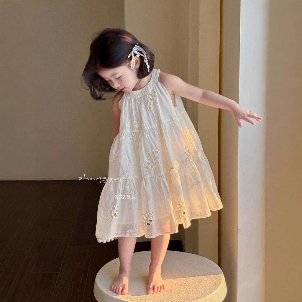 Meninas doce colete saia verão crianças vestido crianças saia 3-8 anos de idade roupas infantis