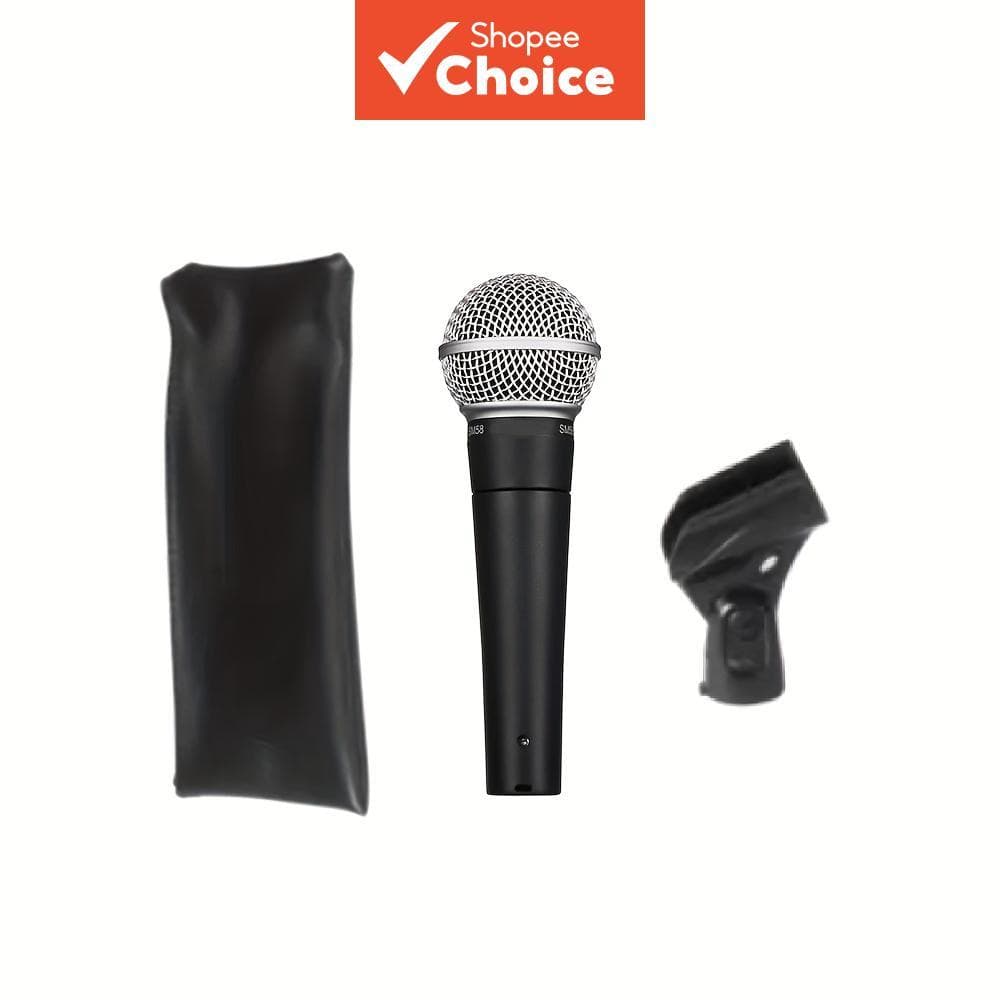 Adaptador UHF sem fio XLR para microfone dinâmico SM58, sistema conversor de microfone de áudio recarregável