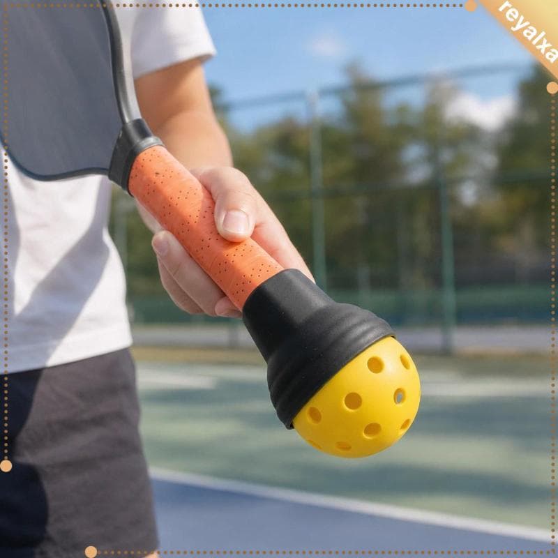 [Reyalxa] Compact Silicone Pickleball Ball Picker Ventosa Grabber Antiderrapante Aperto De Mão Para Uso Em Quadra