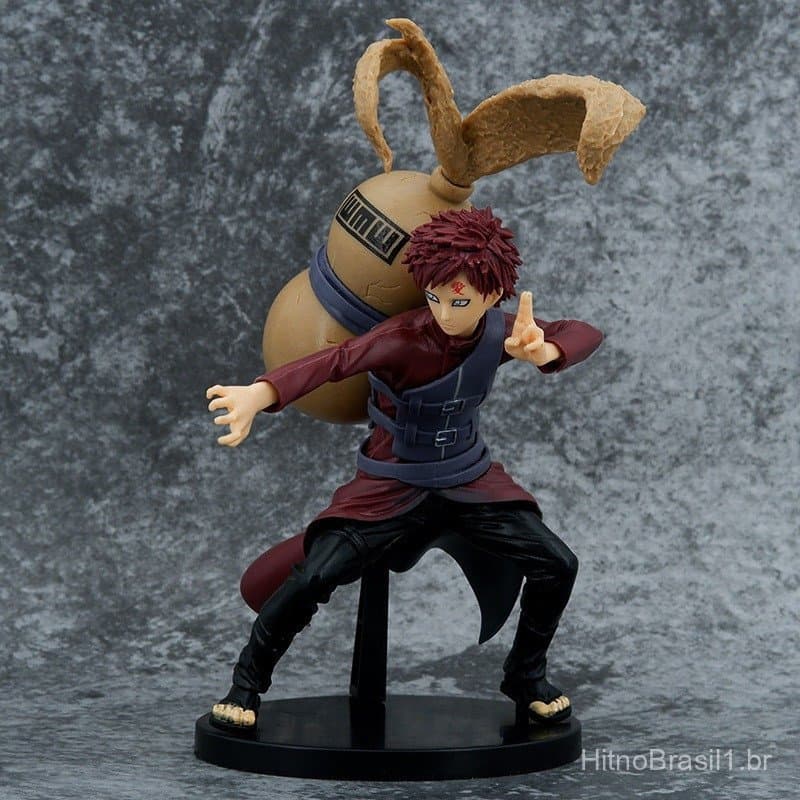 222cm Anime Naruto Figura Gaara De Ação Em PVC Combate À Forma De Estátua De Cabaça Bonecas Brinquedos Colecionáveis Pre