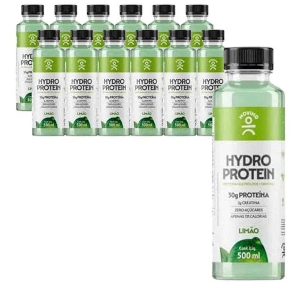 Kit com 12 Hydro Protein Limão 500ml – Moving