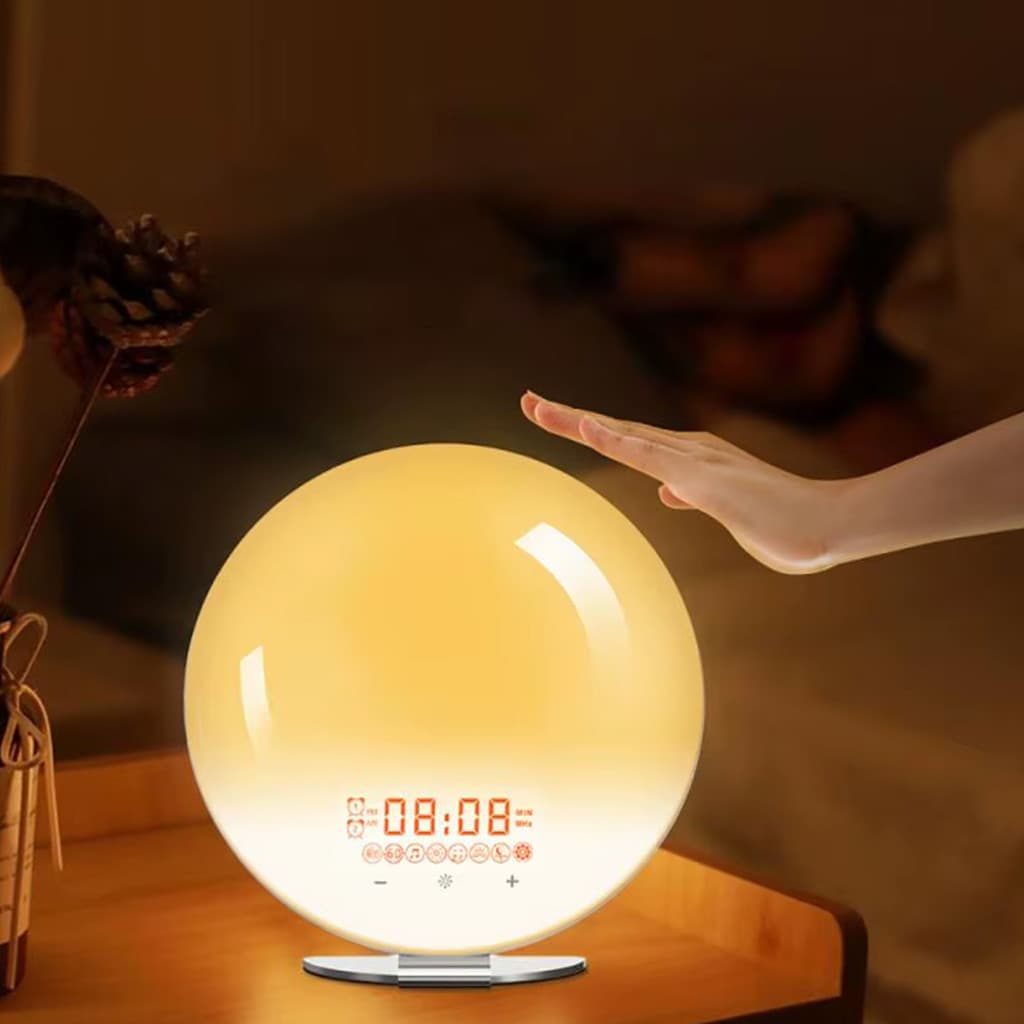 Luminária De Mesa Abajur Radio Wifi Smart Alexa Led Quarto Criança Cyl6803