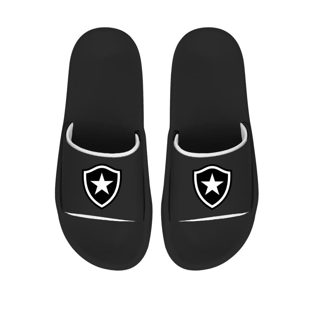 Chinelo Slide Botafogo Masculino Feminino Confortável Antiderrapante Leve Casual Macio