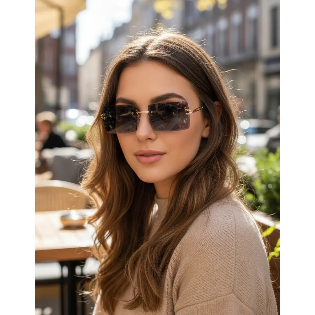Óculos De Sol Acetato Italiano Luxo Blogueira Solar Feminino
