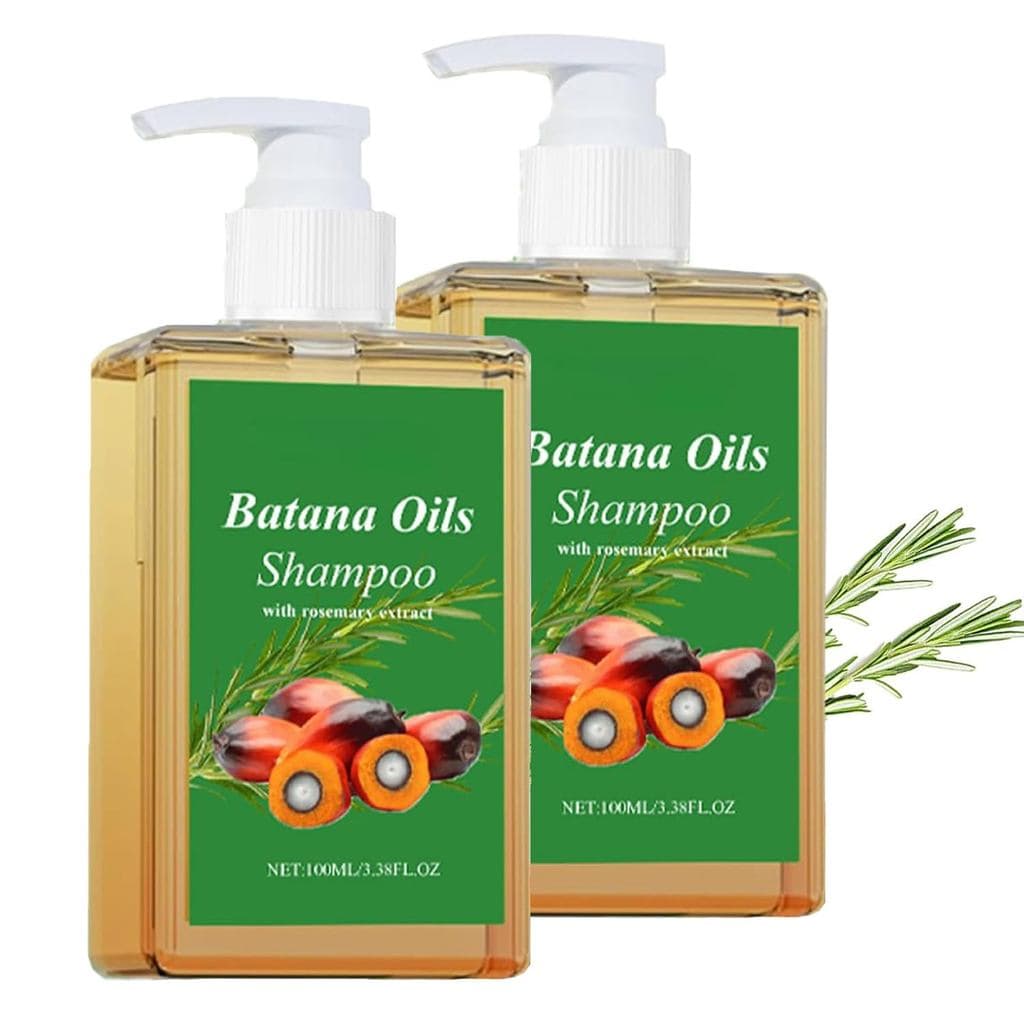 Shampoo 100% Óleo de Batana, 100% Óleo de Alecrim, Shampoo de Batana para Queda de Cabelo, Nutre e Regenera o Cabelo - M