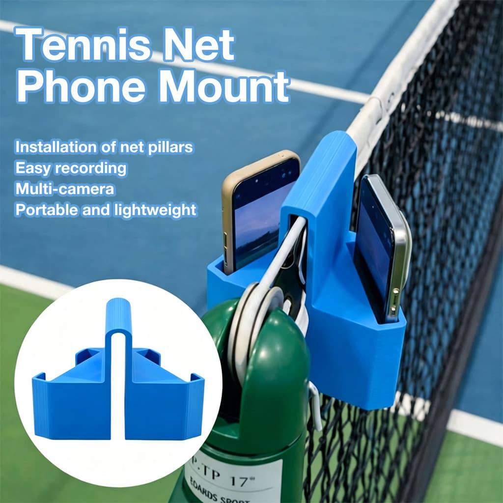 Guugei Tênis/Picleball/Badminton Net Suporte Do Telefone Esporte Gravação Câmera Montagem