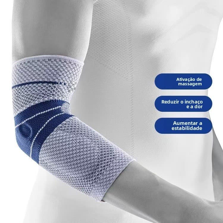 Cotoveleiras de silicone para esportes, protetores de braço, equipamento de proteção de alta elasticidade