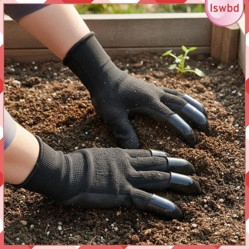 [Lswbd] Luvas De Jardinagem Antiderrapantes Com Garras Jardim Resistentes Ao Desgaste Equipamento De Proteção À Prova D'