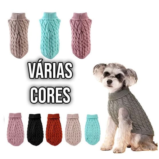 Roupa de Gato Frio Inverno Buraco para Coleira Pequenos Medios Grande Porte Buraco