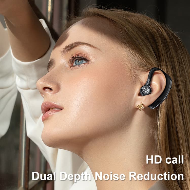 【Tela Digital LED】Fone de ouvido bluetooth com visor digital para pendurar na orelha/Fone Bluetooth/Portátil