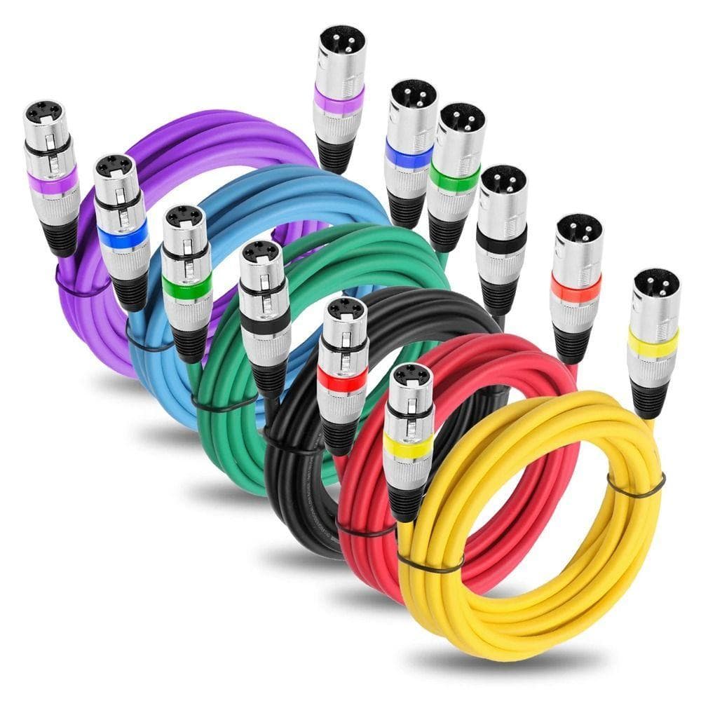 Suprimentos De Microfone De Cabo XLR Para Linha De Sinal De Áudio Misturador De Equilíbrio Durável