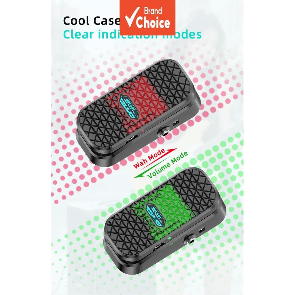 Estilo De Vida MP 1 Volume Ativo Wah Pedal Mini 2 Em 1 Efeito Guitarra Anti Deslizamento Design Controle Preciso Desempe