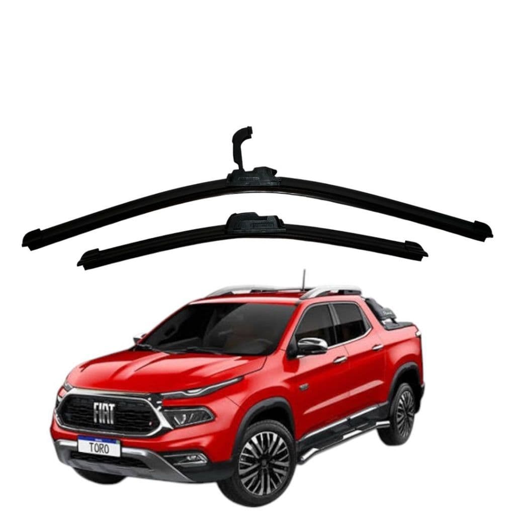 kit limpeza frontals Limpador de Para-brisa Fiat Toro 2016 a 2020