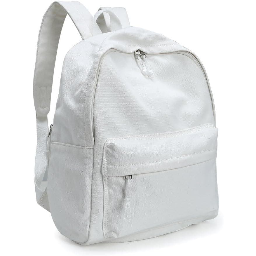 Mochila de Lona Zicac, Mochila Clássica Básica, Mochila Leve Casual para Viagens, Mochila Unissex
