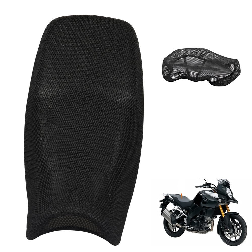 Capa de assento da motocicleta adequada para Suzuki DL1000 protetor solar capa de almofada isolamento térmico respirável