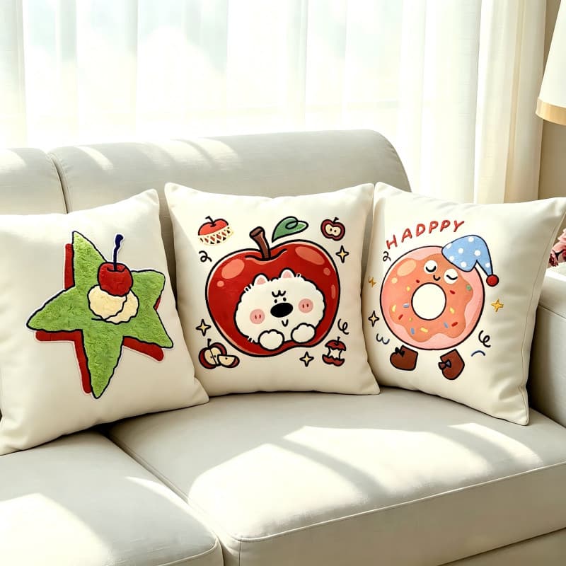 ALMOFADA PERSONALIZADA INICIAL INFANTIL  - TAMANHO 45X45/40X40 (0241-0250)