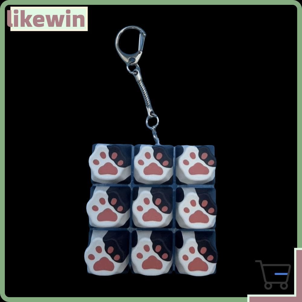Clicker De Alívio De Estresse Tipo , Pingente De Brinquedo Mecânico Antiestresse Para Gato , Chaveiro De Descompressão D