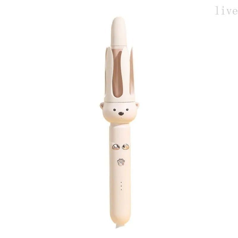 PretiHom Modelador de Cabelo Elétrico Totalmente Automático 32mm, Ferramenta Grande para Cuidado Capilar Confortável YFH