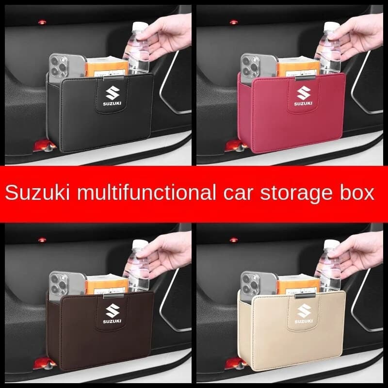 Bolsa Organizadora Multifuncional para Porta de Carro, Suporte para Lenços de Papel para Suzuki Swift XL7 SX4 Alto Jimny