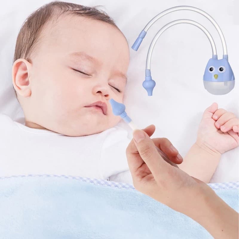 1 Pçs Aspirador Nasal Infantil Sucção Ranho Crianças Limpeza Otário Nariz Ferramenta De Seguro