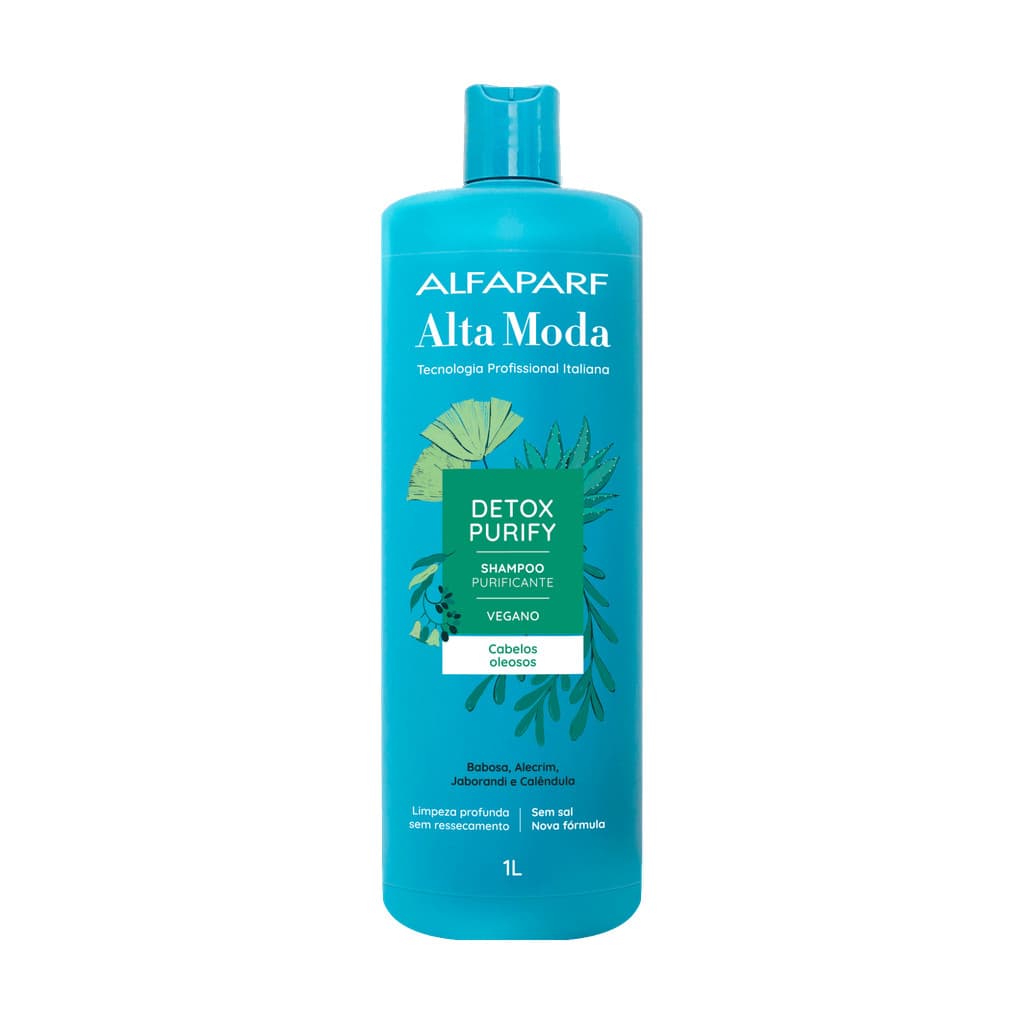 Shampoo Detox Purify Bálsamo Equilíbrio Purificação Alfaparf Alta Moda