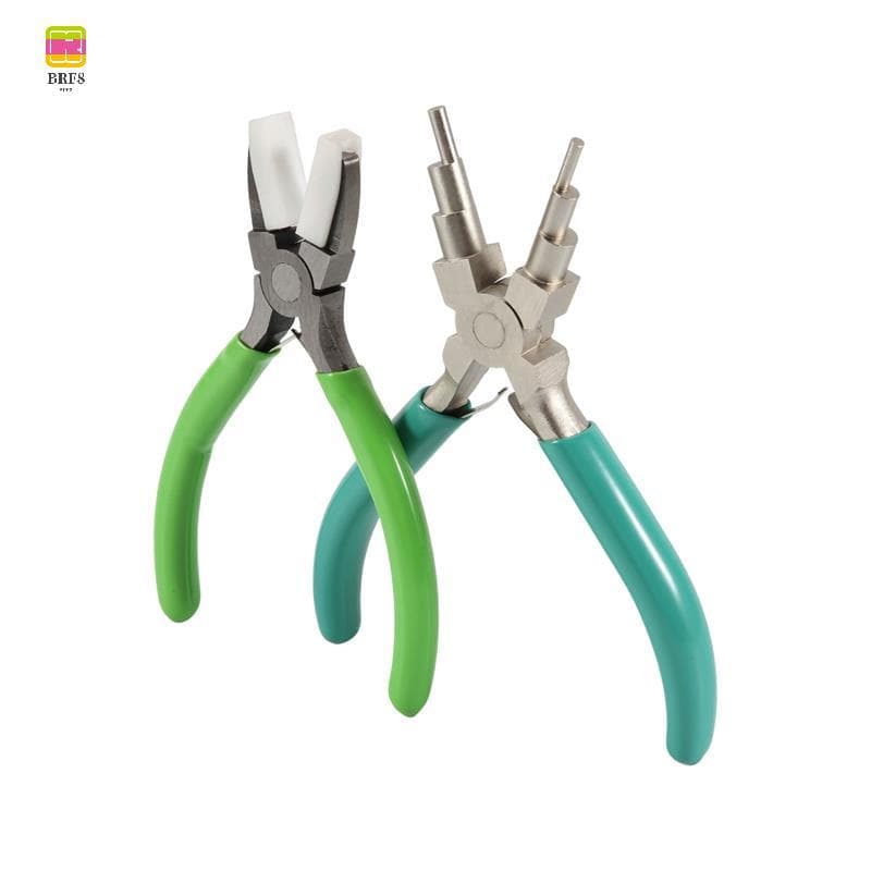 2 Peças Ferramenta De Fabricação De Jóias 6 Em 1 Alicate Dobra De Fio Para Fazer Miçangas DIY Artesanato
